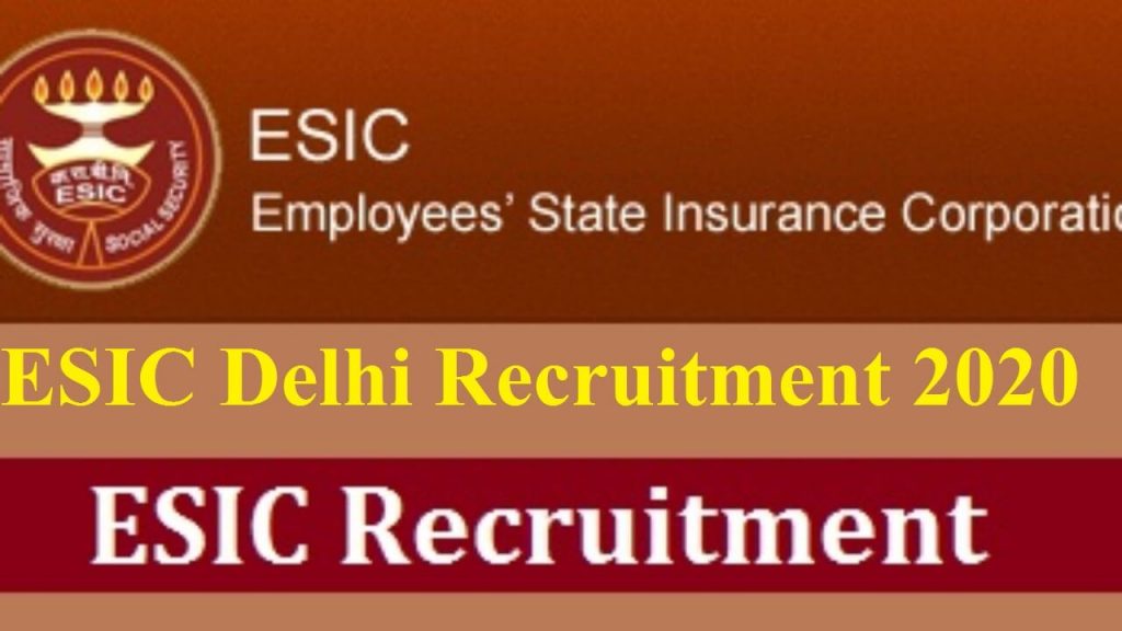 ESIC Delhi Recruitment