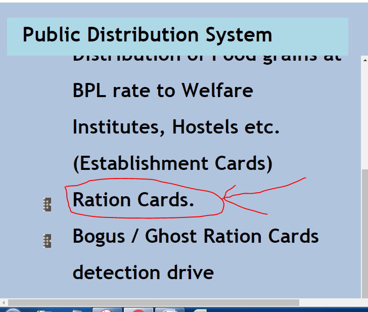 Public Distribution System Ration Card Maharashtra