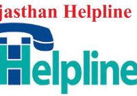 Rajasthan Helpline Number
