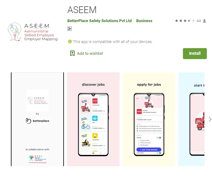 aseem portal registration