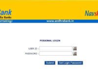 Andhra Bank Net Banking Registration, Login Process Online