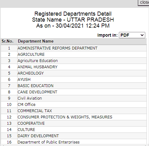 ehrms Registered Department"