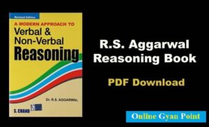 rs aggarwal reasoning book pdf