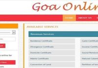 goa online portal goaonline.gov.in