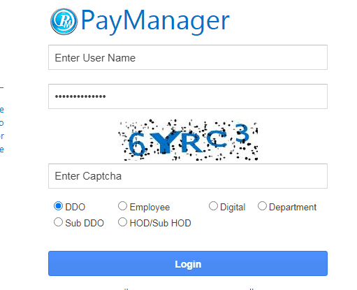 paymanager login
