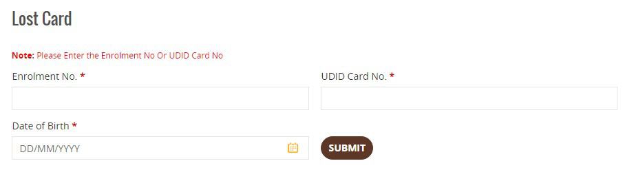 Lost UDID Card
