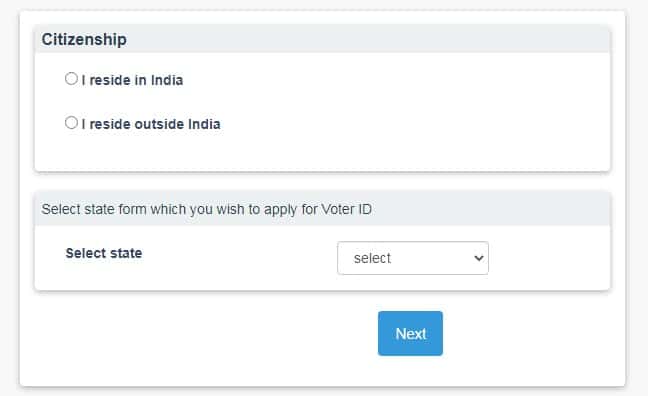 Online apply jharkhand voter id card 1