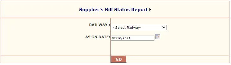 Supplier Bill Status