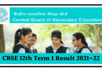 CBSE 10th Term 1 Result 2021-22