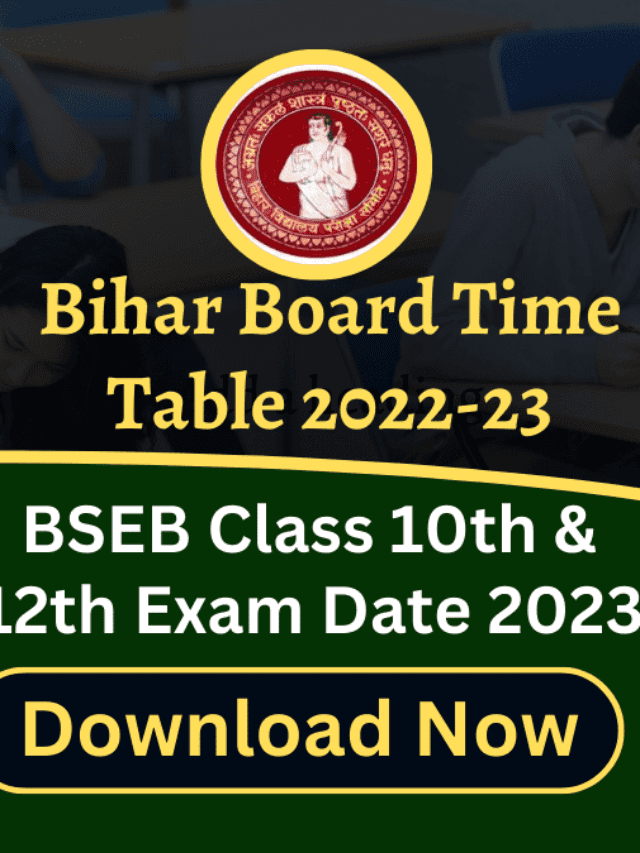 bihar board time table 2022-23