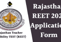 Rajasthan REET 2022 Application Form