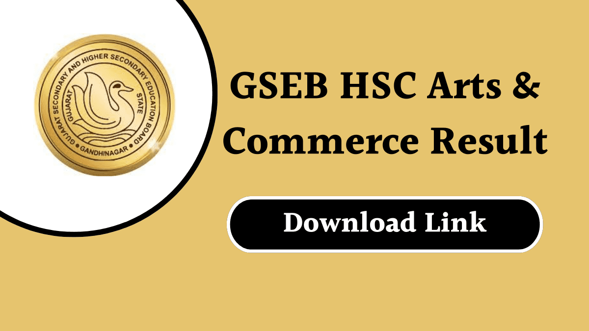 GSEB HSC Arts & Commerce Result