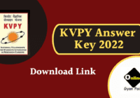 KVPY Answer Key 2022