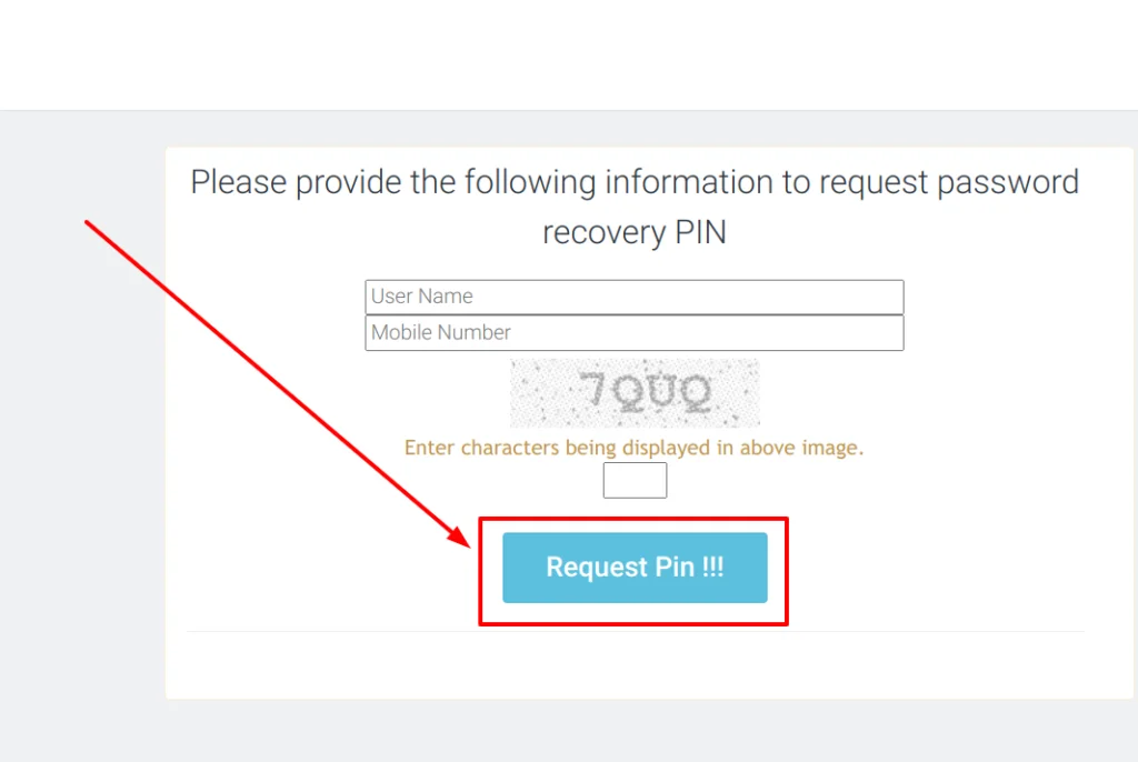 Request pin MP- Samagra portal
