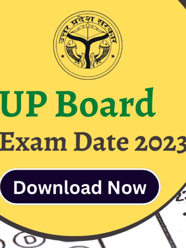 UP Board Exam Date 2023