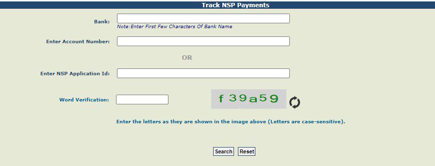national scholarship portal track your payment status