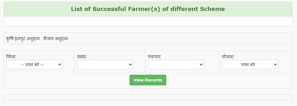 list of successful farmers in various scheme