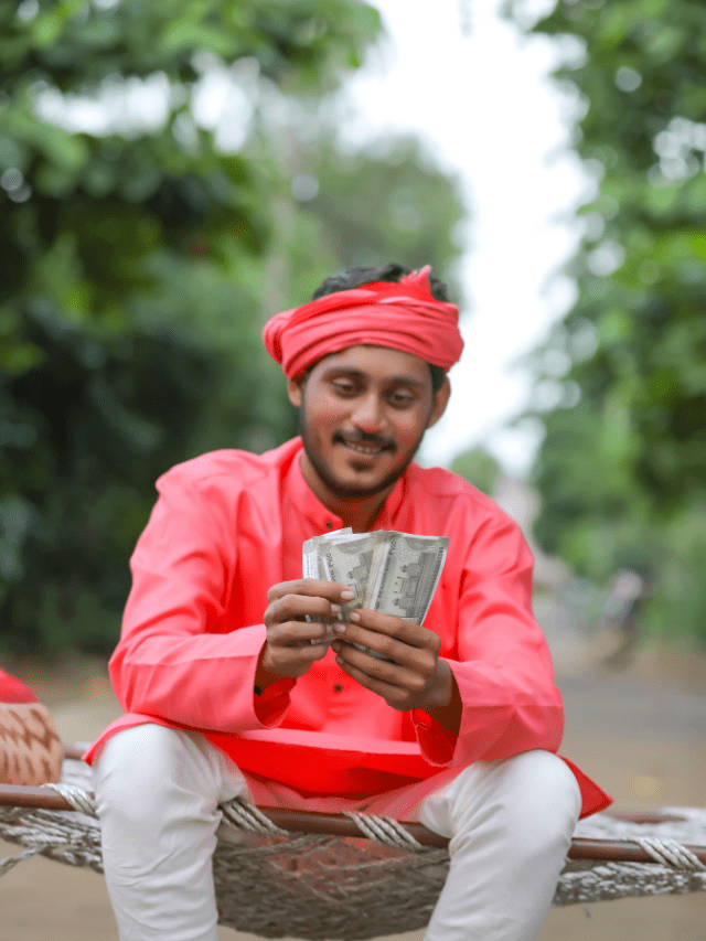 farmer with money