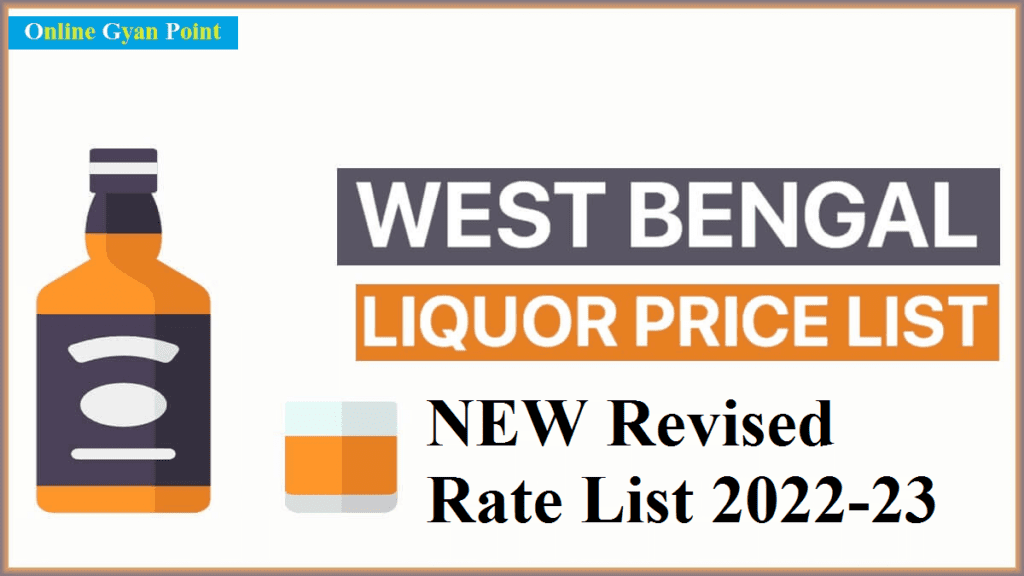 West Bengal Liquor Price List 2022-23