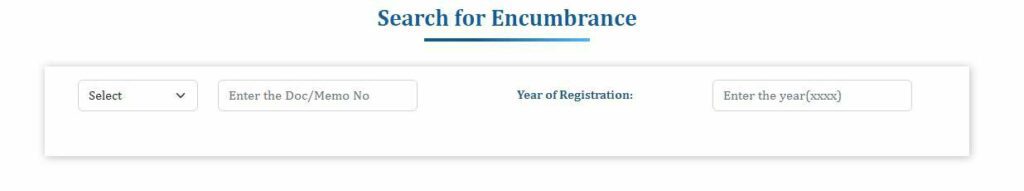igrs ap search incumbrance number