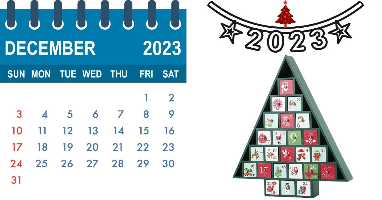Free Download December 2023 Calendars