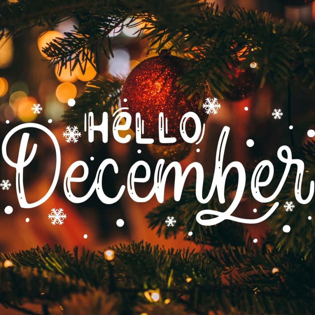 Hello December Cute Images