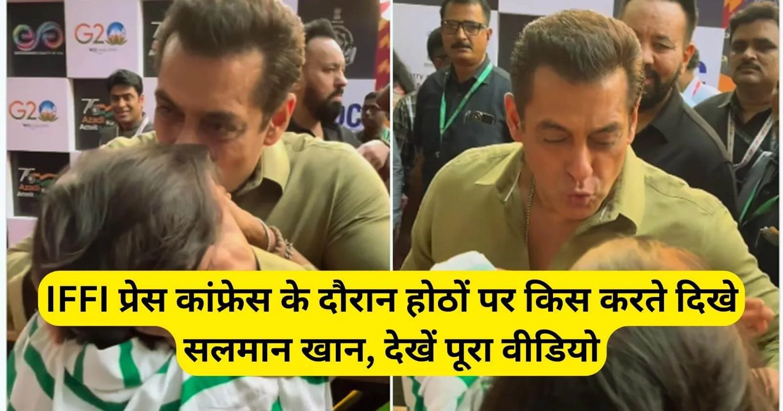Salman Khan Kiss Video Goes Viral